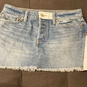 Mini free people skirt